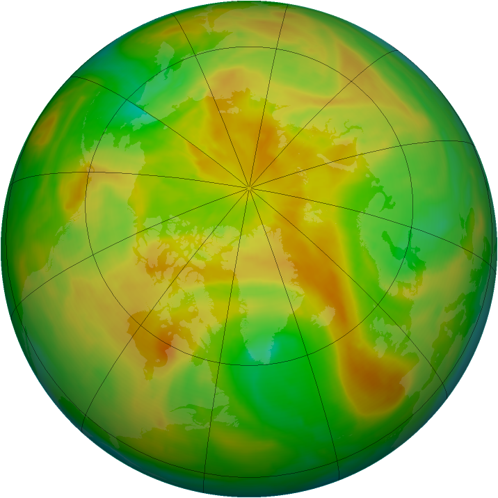 Arctic ozone map for 19 May 2014